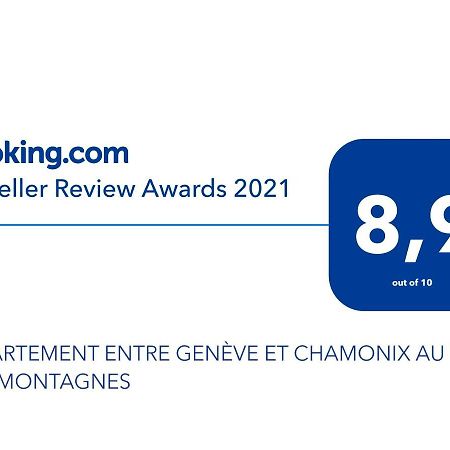 Appartement Entre Geneve Et Chamonix Au Pied Des Montagnes Cluses Zewnętrze zdjęcie