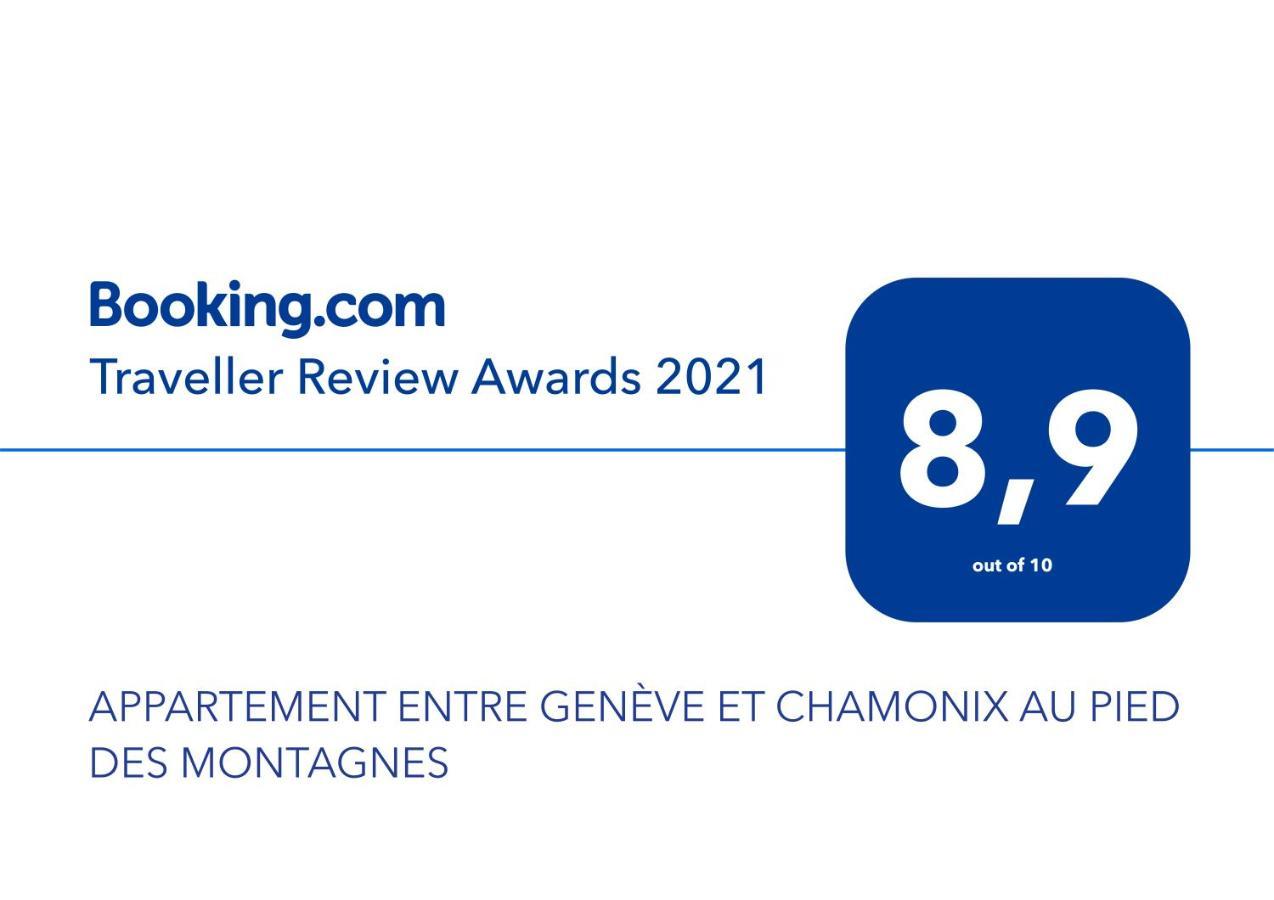 Appartement Entre Geneve Et Chamonix Au Pied Des Montagnes Cluses Zewnętrze zdjęcie